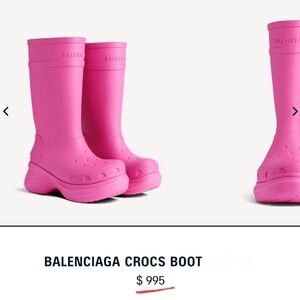 Balenciaga x Crocs Boot Size EU 44